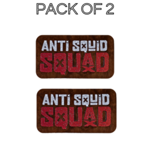 Anti Squid Official Leather Sticker(Pack of 2)
