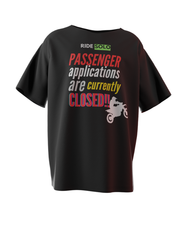 Passenger applications closed