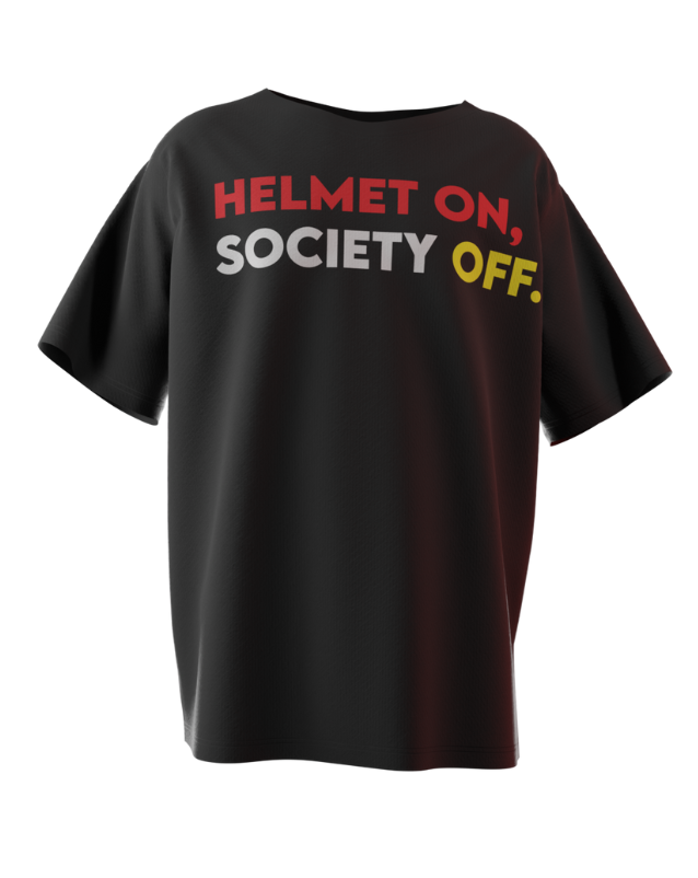 Helmet on Society off